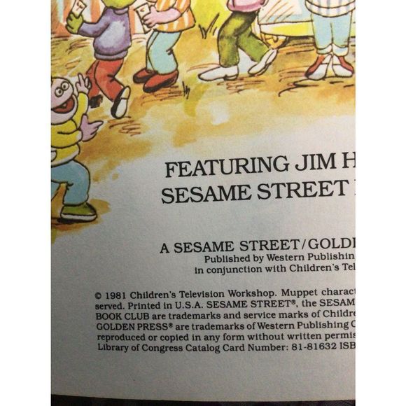 1981 Sesame Street Book Jim Henson’s Muppets “Circus Of Opposites” - Picture 8 of 12
